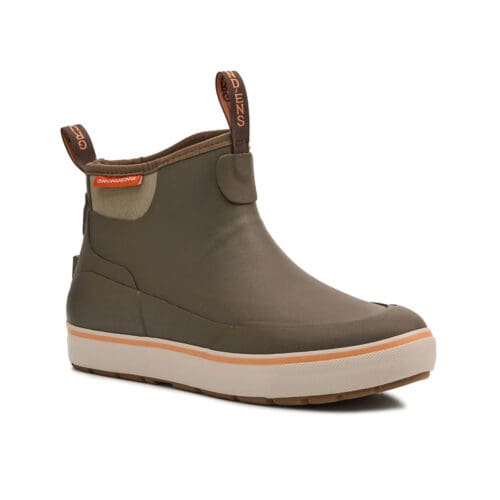 Grundens Women's Deck-Boss Ankle Boots in Color Otter