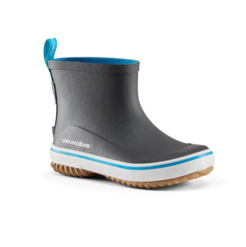 Grundens Kid's Guppy Rain Boot in Gray